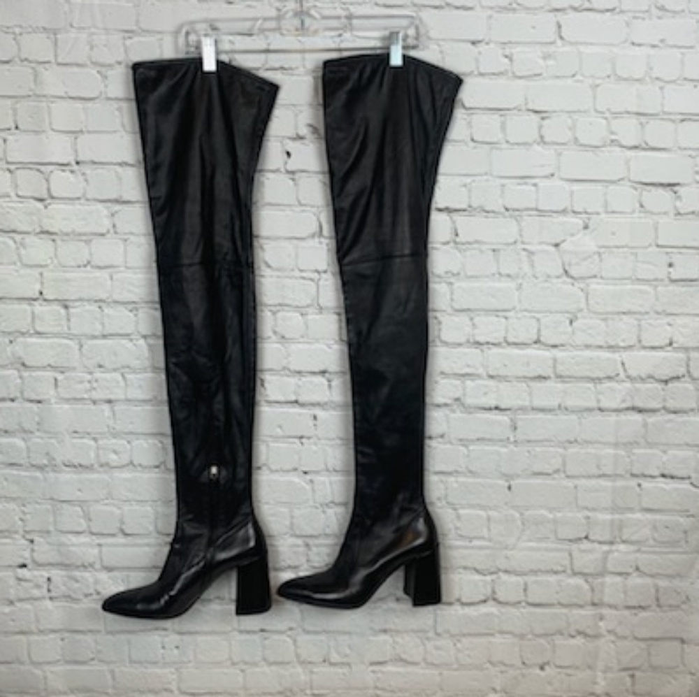 Prada thigh high boots